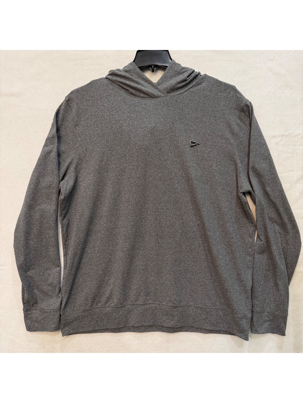 Breezy Golf Hoodie Men's XL Heather Gray Pullover Hooded Performance EUC